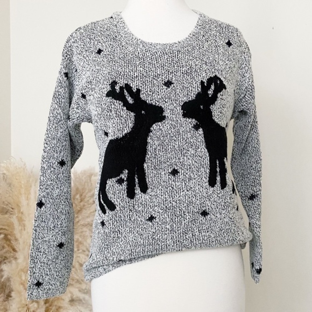 Cozy knit holiday sweater